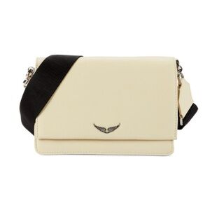 Zadig Elegant Cream and Black Women's Bag Lolita Wings